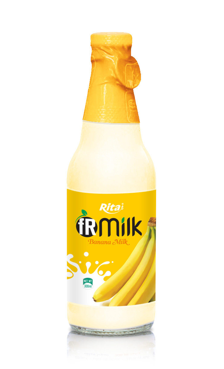 300ml Manana milk Glass bottle